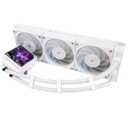 Thermalright Hyper Vision 360 ARGB White AIO CPU Liquid Cooler,IPS LCD Screen with 480x480 Resolution,for AM5/Intel LGA1851/1700,3.95in Magnet-Absorbent LCD Screen for Images,White CPU Water Cooling