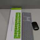 seenda Wireless Bluetooth Keyboard and Mouse Combo, SKM64-3 Rechargeable Slim Quiet Keyboard Mouse, 3 Multi-Device Connection, Compatible for Windows, Mac, MacBook, iPad, Tablet, Black Gray