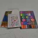 TLYITU 44 Color Face Painting Kit for Kids & Adults Non-Toxic Water Activated Face Paint Palette with Matte, Glitter & Bright Colors, Brushes, Stencils & Gems for Halloween, Carnival, Parties