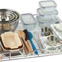 HOLDN STORAGE Pull Out Cabinet Organizer, Heavy Duty Caddy -22W x 21D - Requires At Least 23-1/4 Cabinet Opening, Steel Metal Cabinet Drawers Slide Out, Chrome