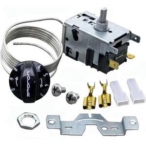 988284 800382 Upgrade Temperature Control Kit, 077B6856 Refrigerator Thermostat Controller, Compatible with True Refrigerators Series, Replacement for 077b, 800306 461387, TC,TSD,T Series,GDM,GEM,G4SM