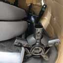 DUMOS Gaming Ergonomic Office Chair for Adults, Height Adjustable Computer Desk Chair with Flip-up Armrests, PU Leather Swivel Video Game Chair with 360 Rolling Wheels, Grey (19.7"D x 26"W x 41.8"H)