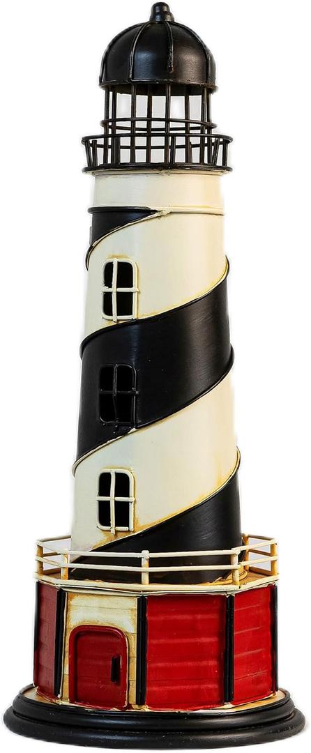 Lighthouse Model Money Bank Home Ornaments Figurines Saving Piggy Bank Home Ornaments Tabletop Figurines