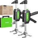 Kolvoii Furniture Jack 2 Pack, Construction Jack with Two-Speed Drop Modes, Multi-Function Height Adjustment Lifting Device Labor Saving Arm Jack