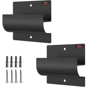 Ladder Hooks for Garage Wall,Ladder Hanger for Garage Wall,Wall Mount Wheelbarrow Hanger, Patio Furniture, Chair & Ladder - Ladder Holder Wall Mount (2 Pack)