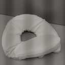 DMI Raised Toilet Seat Toilet, Toilet Seat Riser, Seat Cushion and Toilet Seat Cover to Add Extra Padding to the Toilet Seat while Relieving Pressure, 2 Inch Pad, White