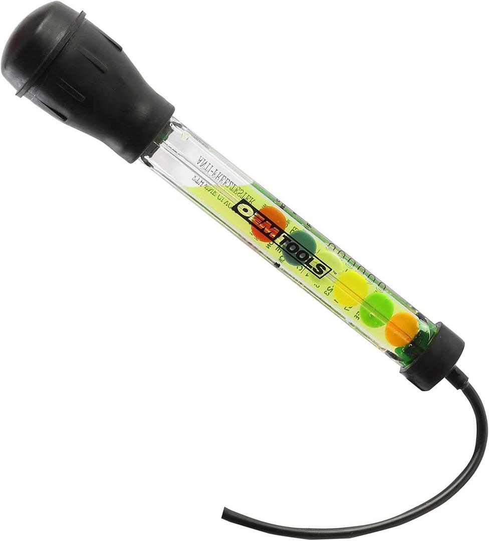 OEMTOOLS 24507 Professional Series Ethylene Glycol Antifreeze Tester,Tests Freezing Point of Antifreeze and Proper Water/Coolant Mixture