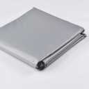57.5" Vinyl Pool Table Cover Waterproof Billiard Covers (Gray)