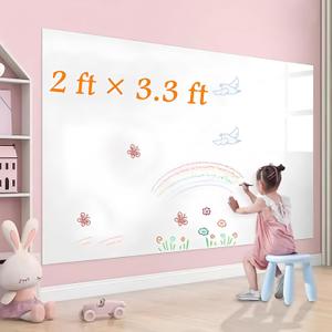 White Board Wallpaper 24 x 40 Dry Erase Sticker Peel and Stick Self Adhesive Chalkboard Contact Paper for Wall Paint Graffiti Decoration Home Office School (2440 Inches)