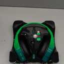 PHOINIKAS Wireless Gaming Headset for PS4 PS5 PC Switch, Wireless Gaming Over Ear Headphones with Detachable Noise Canceling Mic, 7.1 Stereo Sound, Only 3.5mm Wired Mode for XboxSeires Dazzle Green