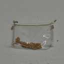 Stadium Approved Bags for Women -Shoulder Bags PVC Purse, Concert Bag (Clear-gold Chain)