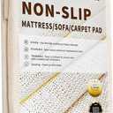 Mattress Slide Stopper and Gripper, Keep Bed and Topper Pad from Sliding for Sofa, Couch, Chair Cushion, Mattresses, Easy Trim, Slip Resistant, Grips Helps Stop Slipping - King
