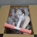 Colorful Lighting Baby Balance Bike Toys for 1 Year Old Girl Gifts, 10-36 Month Toddler Balance Bike, No Pedal 4 Silence Wheels & Soft Seat Pre-School First Riding on Toys, 1st Birthday Gifts. (Pink)