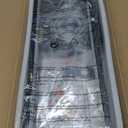 Modern LED Ceiling Lights for Bedroom 26" Dimmable Square Ceiling Lights for Living Room with Remote Control Black Bedroom Light Fixture for Kitchen,Bathroom,Balcony (Black 4 Rings)