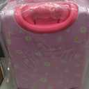 Redbaker 6 Pcs Kids Luggage Set 17 Inch Kids Rolling Luggage Double Pattern Suitcase for Girls Boys School Gift(Light Pink,Leopard Print Style)