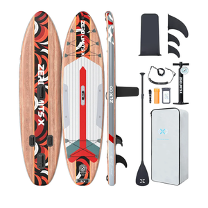 ZLX 10'6" Inflatable Stand Up Paddle Board, Extra Wide Stable Non-Slip Deck Pad, Unique Center Fin, Portable Paddleboard for Adults, Premium SUP for All Skill Levels