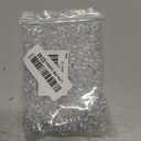 300 Pieces Pony Beads AB Colors Acrylic Spacer Beads for DIY Crafts Braids Bracelet Jewelry Making (6x9mm, Clear AB)