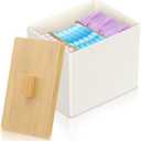 The Flow Box Co. Period Organizer Kit | Tampon & Pad Organizer Storage Box | Feminine Hygiene Organizer for Bathroom, Dorm, Office & School | Tampon Holder