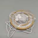 LORDEM 6.3 Ceiling Grow Lamp for Indoor Plants, 216 LEDs Full Spectrum Halo Plant Light, Under Cabinet Grow Lights with 4/8/12H Auto Timer, 3 Switch Modes, 4 Dimmable Brightness Levels, Tri Head