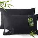 Bedsure Zipper Pillow Cases Queen Size from Rayon Derived from Bamboo