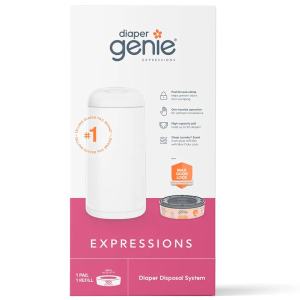Playtex Diaper Genie Expressions Customizable Diaper Pail with Starter Refill