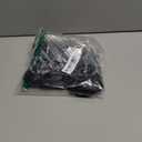 OYOANGLE Women's Sheer Mesh Halter Swimsuit Cover Up Dress Draped Front Backless Ruched Bathing Suit Coverups (X-Large, Black)