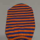 LOPHIPETS 100% Breathable Cotton Striped Dog Tee Shirt TShirt for Small Dogs Chihuahua Puppy Clothes Orange and Blue Strips/M