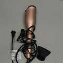 CHI Volumizer 4-in-1 Blowout Brush, Hair Dryer for Smooth, Silky & Shiny Hair, Four Interchangeable Attachments for Versatile Styling, Rose Gold