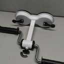 ROYAXING Arm Bike for Physical Therapy - Hand Bike/Upper Body Ergometer, Portable Arm Pedal Exerciser for Seniors with Dual Suction Cups, Adjustable Resistance, White & Black