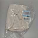 RYB HOME Natural Linen Blended French Door Curtain Privacy Light Filgtering Tricia Window Door Curtain for Patio Sidelight Glass Blind Tie Up Shade for Kitchen, W 26 x L 69 in, 1 Pc