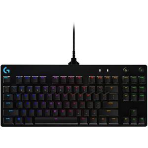 Logitech G PRO Mechanical Gaming Keyboard, Ultra Portable Tenkeyless Design, Detachable Micro USB Cable, 16.8 Million Color LIGHTSYNC RGB Backlit Keys (TKL - Wired, Black)