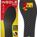 Premium Carbon Fiber Insole - 1 Pc, Men 8-8.5, Women 9 - Unisex Shoe Insert - Orthotic Support - Stiff Foot Plate for Turf Toe, Hallux Rigidus, Plantar Fasciitis, Flat Feet, Mortons Extension