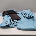 G2000 100% Blackout Curtains for Bedroom Living Room 84 Inches Long Teal - Room Darkening Window Grommet Thermal Lined Insulated Light Blocking Noise Reducing 2 Panels Set