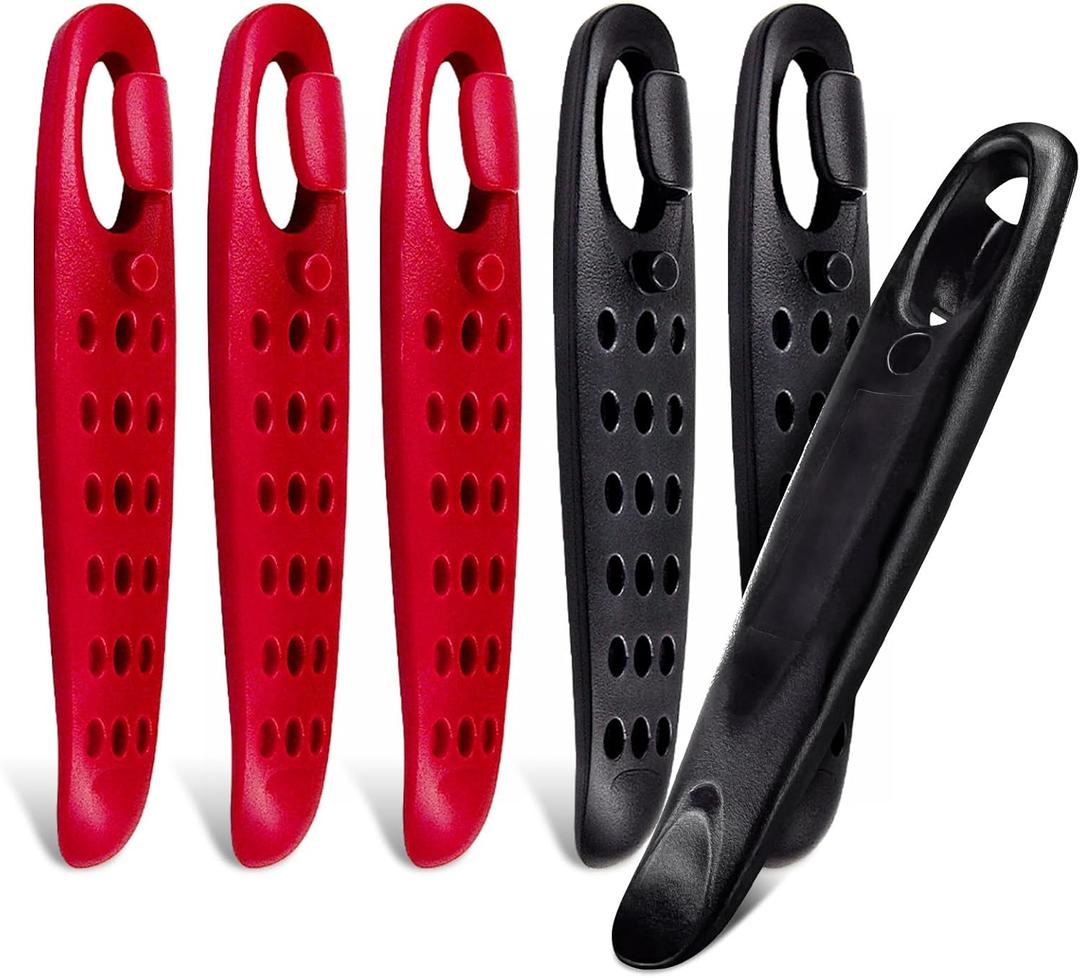Ultra Strong Bicycle Tyre Levers, 2 Sets Compact Bike Tire Repair Kit, Sturdy Plastic Bike Tire Spoons Set, Reliable Cycling Changing Tools, Quick Repair Pry Bar Lever Kits, Red, Black Ultra Strong Bicycle Tyre Levers, 2 Sets Compact Bike Tire Repair Kit, Sturdy Plastic Bike Tire Spoons Set, Reliable Cycling Changing Tools, Quick Repair Pry Bar Lever Kits, Red, Black