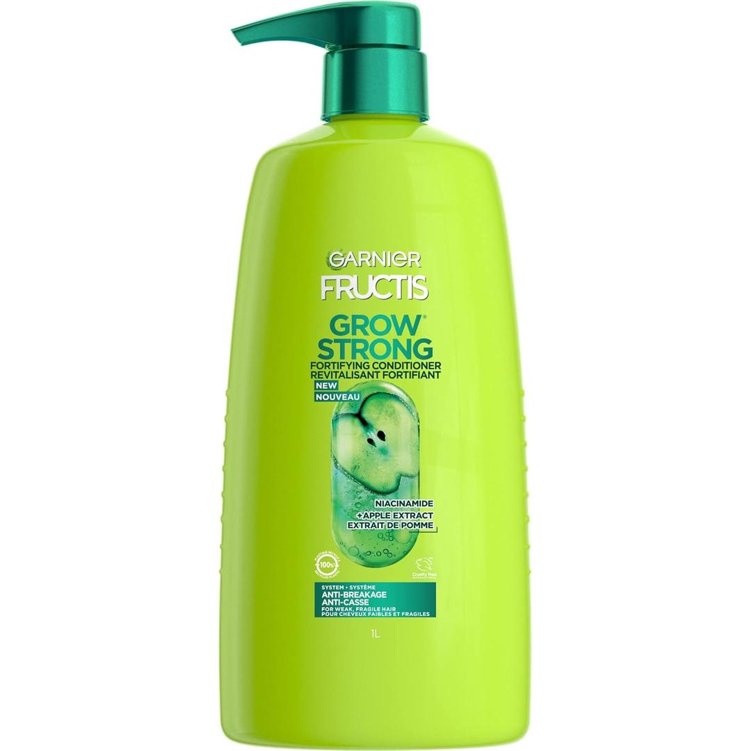 Garnier Fructis Grow Strong Conditioner, 33.8 Fl Oz, 1 Count 