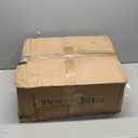 seonyou Small End Table Round Side Table, Cream Modern Metal Pedestal Minimalist Accent Tables for Small Spaces, Fluted Circle Decorative Drink Martini Tables