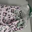Lunch Bag Insulated,Adults Lunch Box with Pockets waterproof,Large Lunch Cooler for Office Hiking,Pink Leopard Print