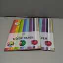 2 x Tissue Paper for Gift Wrapping (100 Sheets) 20 Assorted Colors, Gift Bags, Packaging, Floral, Birthday, Holidays, Christmas, Halloween, and DIY Crafts