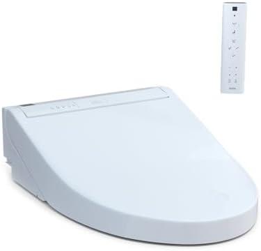 TOTO® WASHLET® C5 Electronic Bidet Toilet Seat with PREMIST and EWATER+ Wand Cleaning, Elongated, Cotton White - SW3084#01