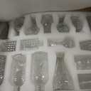 80Pack Glass Bud Vases in Bulk Clear Small Mini Vase for Flowers