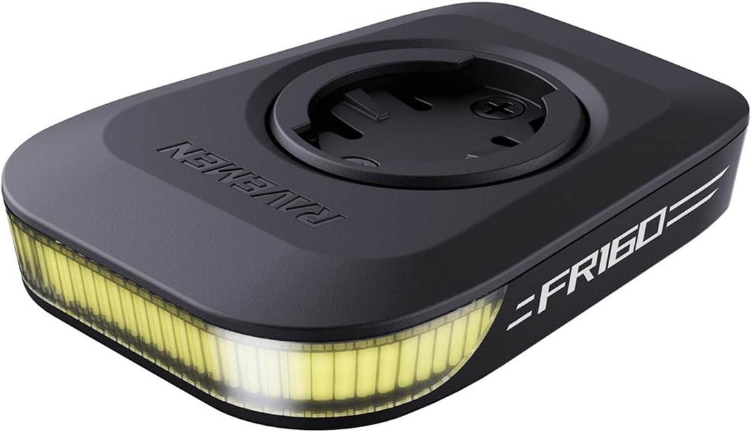 RAVEMEN FR300/ FR160 Compatible with Garmin Bike Computer, Daytime Be Seen Bicycle Light, 6 Modes Cycling Computer Accessories, USB-C Rechargeable for Road Bike, Patent Protected