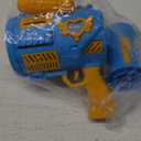 Upgraded Bubble Gun No Dip, Bubble Machine Gun with Light Music, 9000+ Bubbles Per Min Bubbles for Kids and Toddlers Toys, Birthday for Kids-Blue