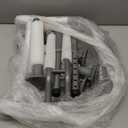 Vaunn Medical Deluxe Adjustable and Foldable Toilet Safety Frame, Bathroom Handrail Assist Grab Bar Handle (Gray, Adjustable Width and Height)