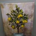 Conipit Lemon Wall Art Canvas Lemon Tree Pictures Citrus Fruit Artwork Vertical Painting Vintage Botanical Prints Kitchen Living Room Bedroom Decor Framed 24"x36"