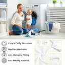 Easter Rabbits Blanket, Spring Easter Colorful Eggs Blanket for Easter Decoration, Cozy Fuzzy Plush Warm Blankets for Couch Sofa Bed 40x50 inch