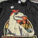 Papasaurus T Rex Dinosaur Papa Saurus Family Matching T-Shirt