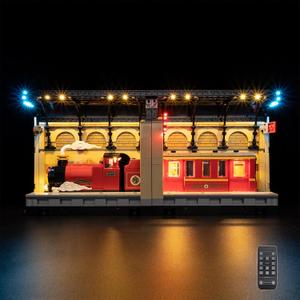 Nitemode LED Light Kit Compatible with Lego Harry Potter Book Nook: Hogwarts Express 76450, Upgraded Remote Control Multi-Light Effect Sequence Design Lighting Accessories(No Model)
