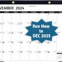 Desk Calendar 2024-2025 – Jul 2024 – Dec 2025, 18 Monthly Desk Calendar, Large Desk Calendar 2024, 22'' x 17'', 2024-2025 Desk/Wall Calendar with Desk Pad, To-do Lists, Ruled Blocks, Corner Protectors