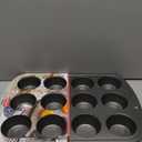 GoodCook Everyday Nonstick Steel Muffin Pan, 12 cup, Gray