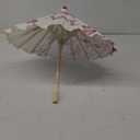 Milltrip Oiled Paper Umbrella, Handmade Chinese Plum Blossomm Parasol, Retractable & Rainproof, 21.7” for Weddings, Photography, Cosplay, Dance Props, Asian Decor, with Elegant Wooden Handle